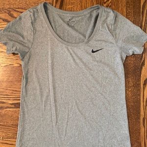 Nike dri-fit gray top